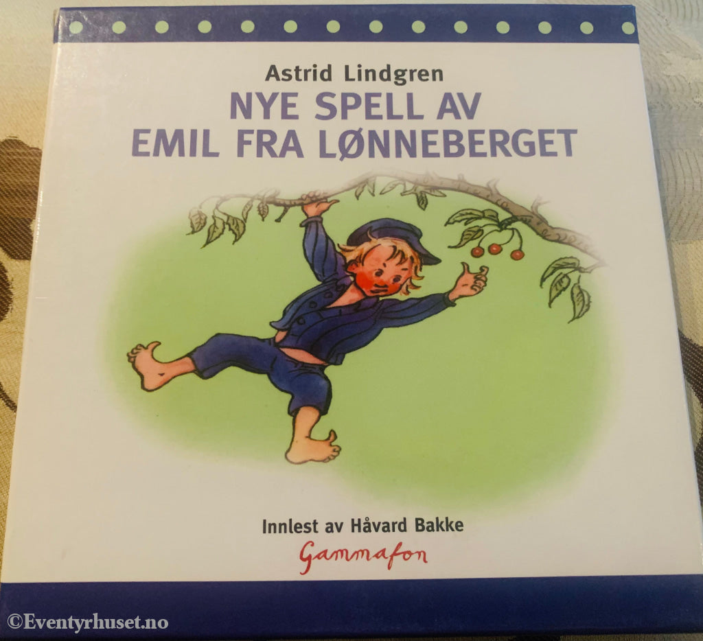 Astrid Lindgren. 2006. Nye Spell Av Emil Fra Lønneberga. Lydbok På Cd.