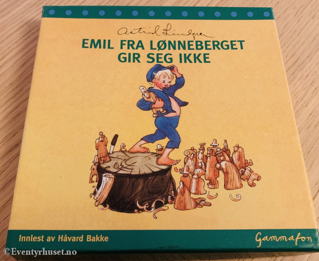 Astrid Lindgren. 2007. Emil Fra Lønneberget Gir Seg Ikke. Lydbok På Cd.