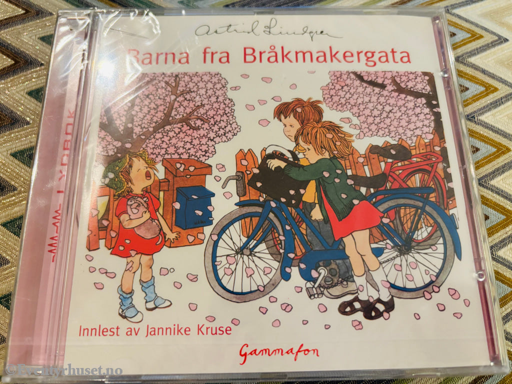 Astrid Lindgren. Barna fra Bråkmakergata. Lydbok på CD. Ny i plast!