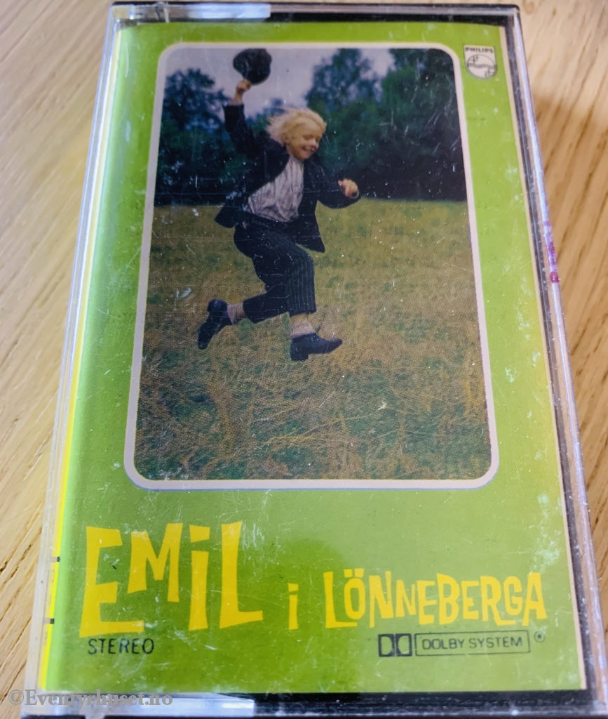 Astrid Lindgren. Emil I Lönneberga. Kassett. Kassettbok