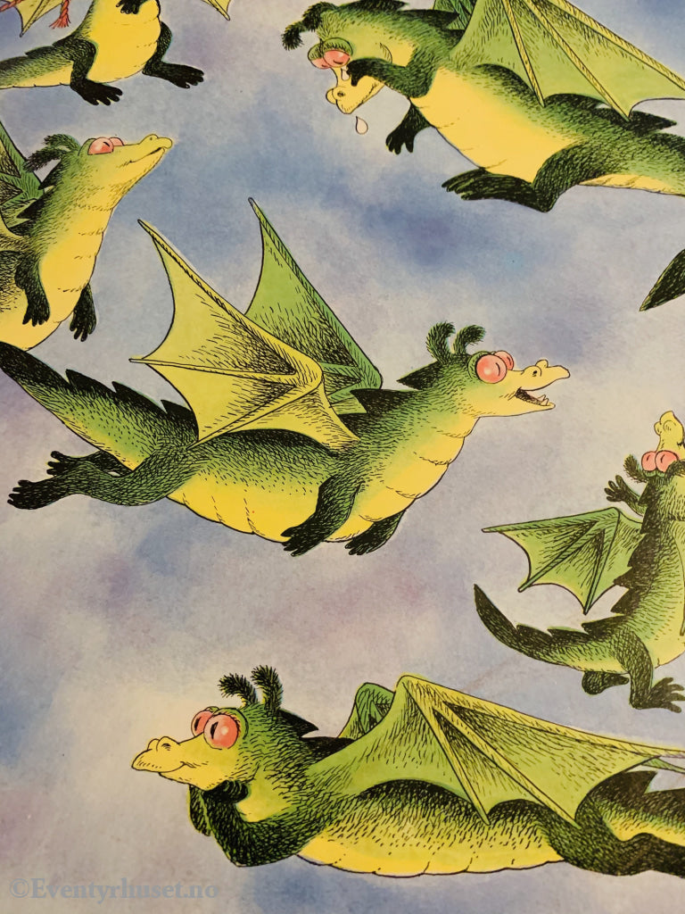 Astrid Lindgren & Ilon Wikland. 1985/90. Draken Med De Røde Øyne. Fortelling