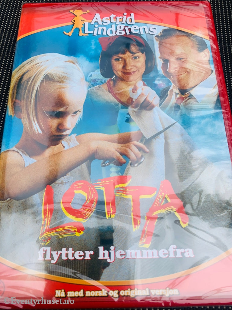 Astrid Lindgren. Lotta Flytter Hjemmefra. Dvd. Ny I Plast! Dvd