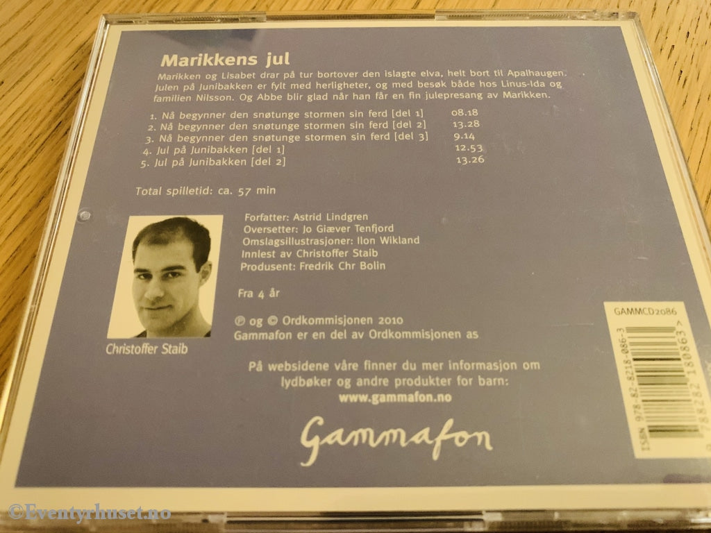Astrid Lindgren. Marikkens Jul. Lydbok På Cd.