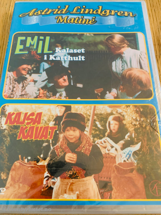 Astrid Lindgren. Matiné - Kalaset I Katthult / Kajsa Kavat. Dvd Ny Plast.