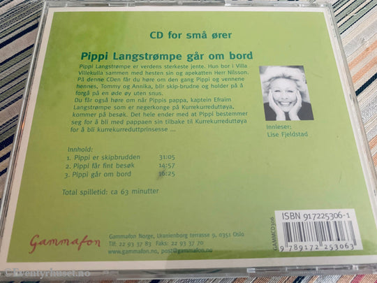 Astrid Lindgren. Pippi Går Ombord. Cd. Lydbok