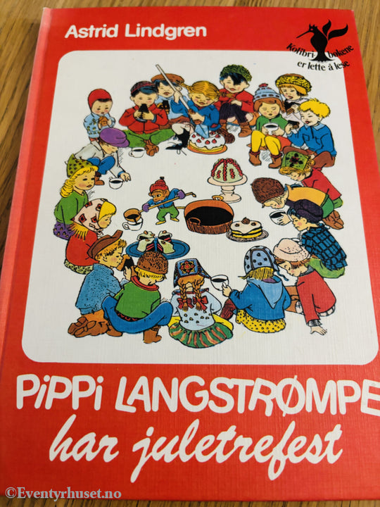 Astrid Lindgren. Pippi Langstrømpe har juletrefest. Bok.