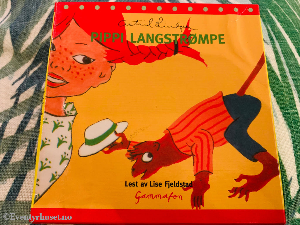 Astrid Lindgren. Pippi Langstrømpe. Lydbok På 2 X Cd. Cd