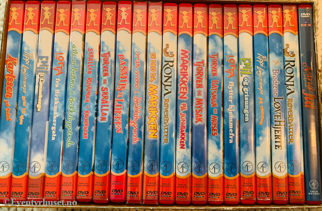 Astrid Lindgren. Samleboks. Dvd. Dvd