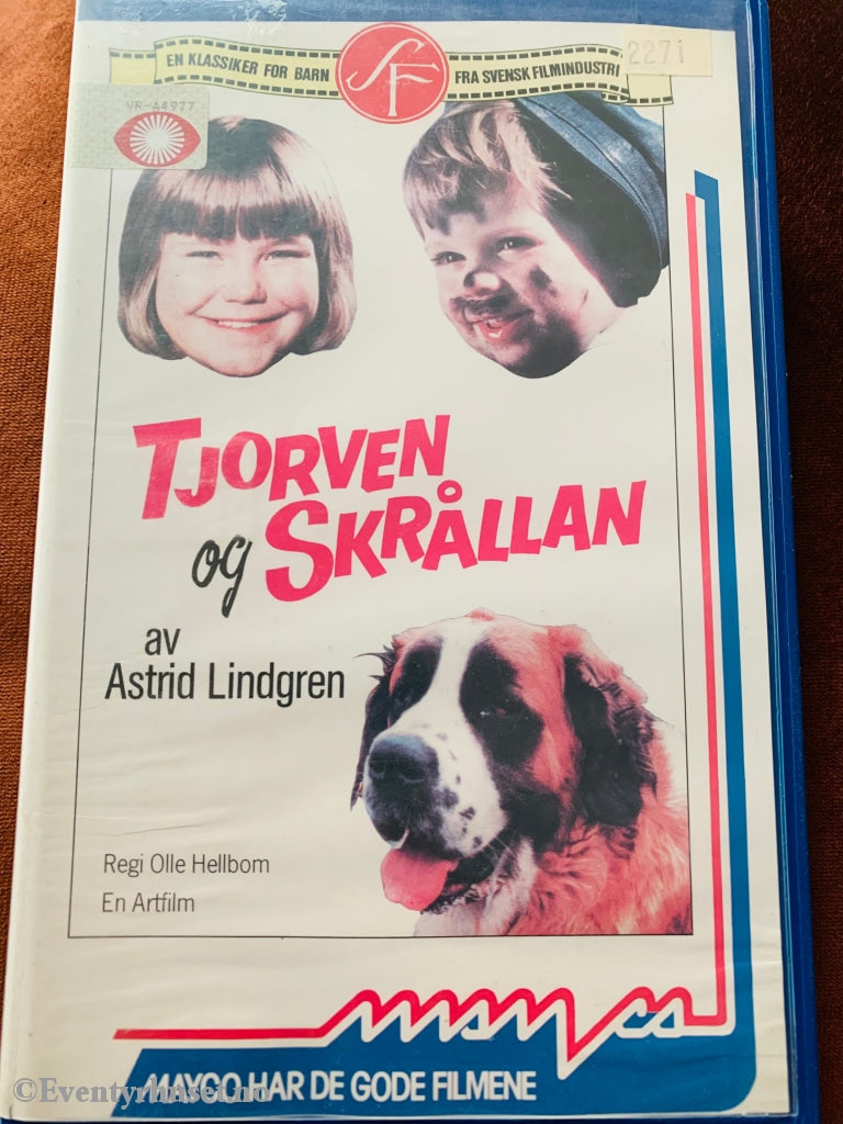 Astrid Lindgren. Tjorven Og Skrållan. Vhs Big Box.