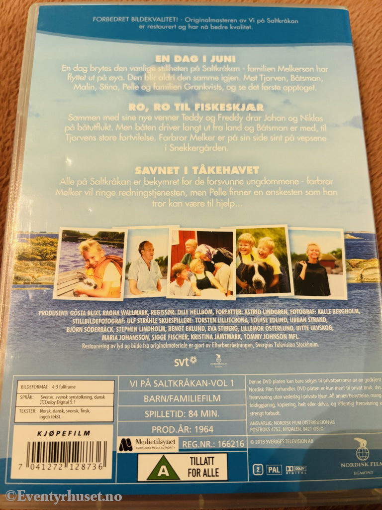 Astrid Lindgren. Vi på Saltkråkan. DVD.