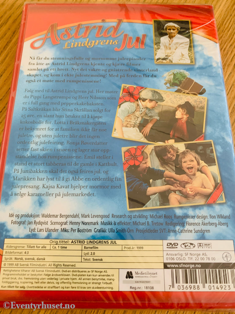 Astrid Lindgrens Jul . 1999 . DVD. Ny i plast!