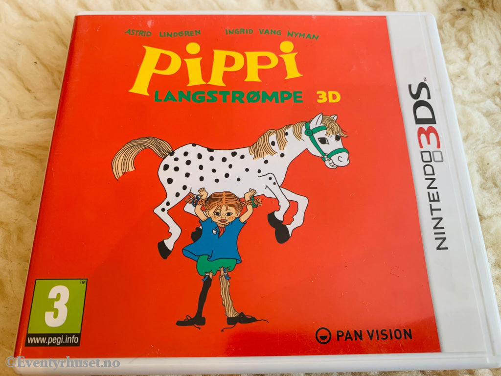 Astrid Lindgren's Pippi Langstrømpe 3D. Nintendo 3DS.