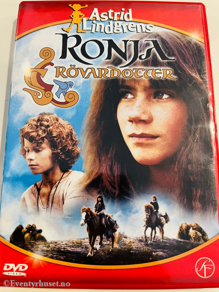 Astrid Lindgrens Ronja Røverdatter. 1984. Dvd. Svensk Utgave. Dvd