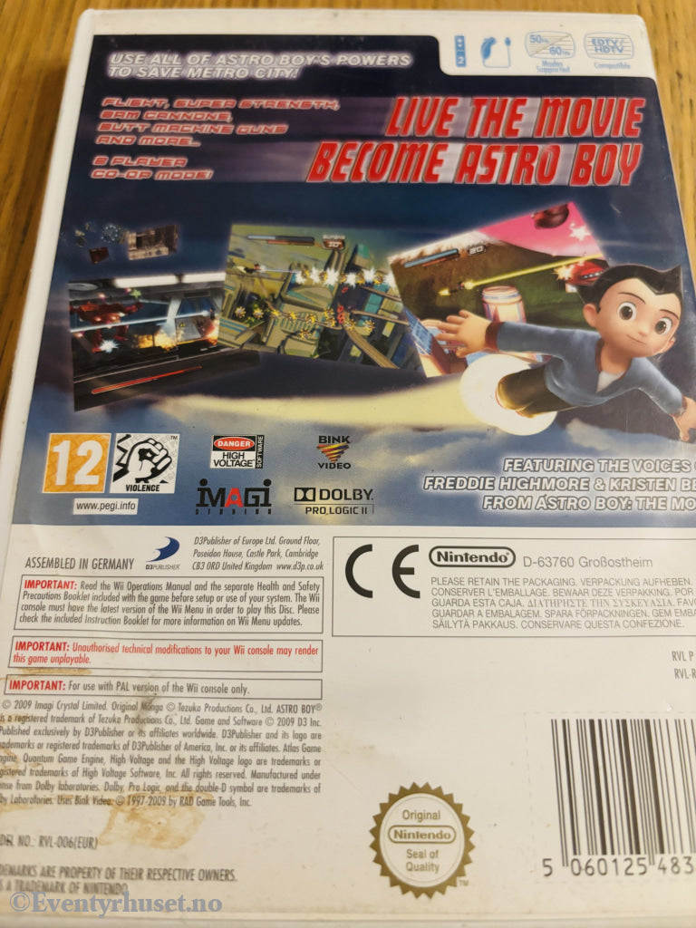 Astro Boy: The Video Game . Nintendo Wii.
