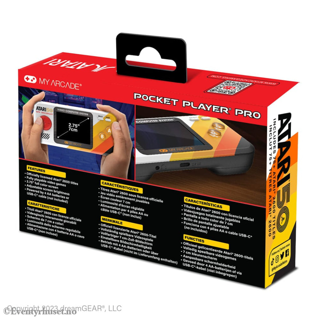 Atari Portable Gaming System Pocket Player Pro Home & Gifts