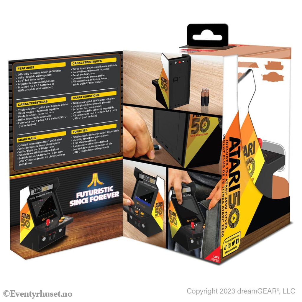 Atari Portable Retro Arcade Micro Player Pro Home & Gifts