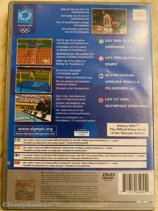 Athens 2004 (Platinium). Ps2. Ps2