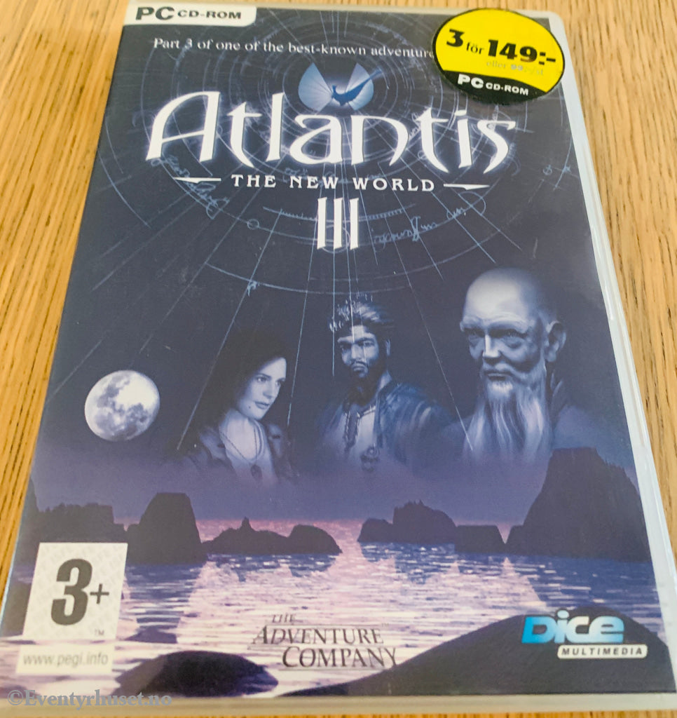 Atlantis Iii - The New World. Pc-Spill. Pc Spill