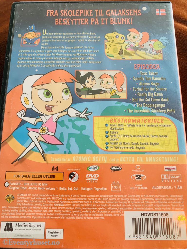 Atomic Betty. Vol. 1. DVD.