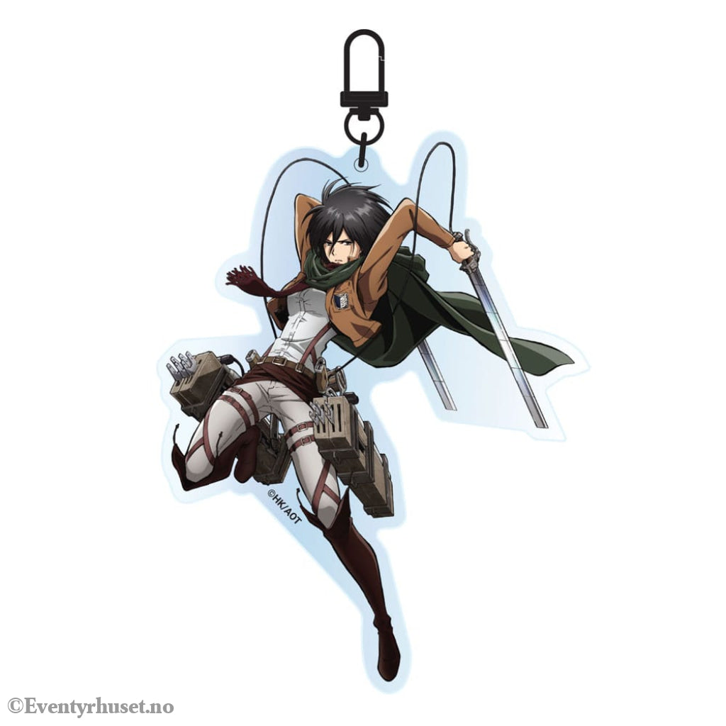 Attack on Titan Acrylic Keychain Mikasa Ackermann Manga & Anime