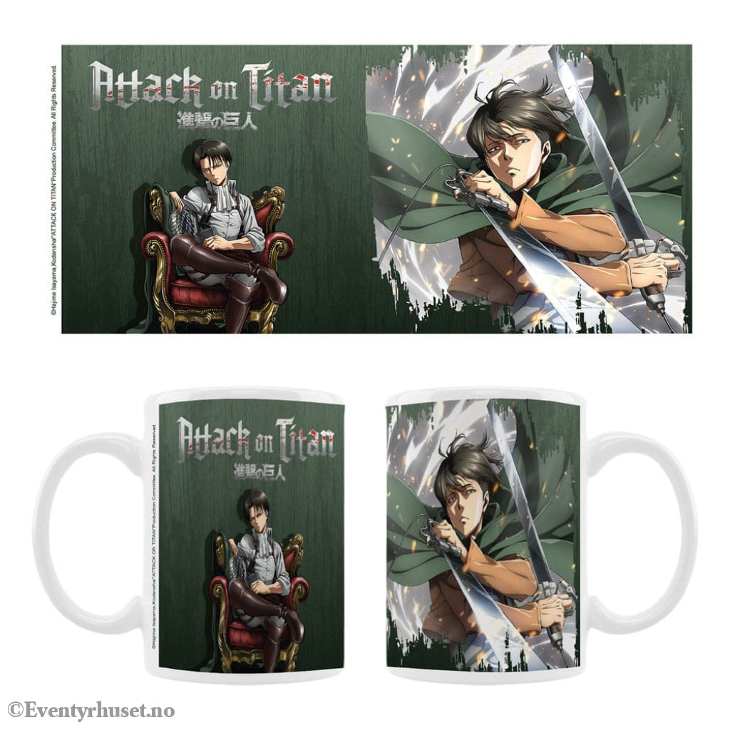 Attack on Titan Ceramic Mug Levi Manga & Anime