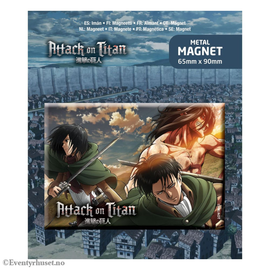 Attack on Titan Fridge Magnet Trio Manga & Anime