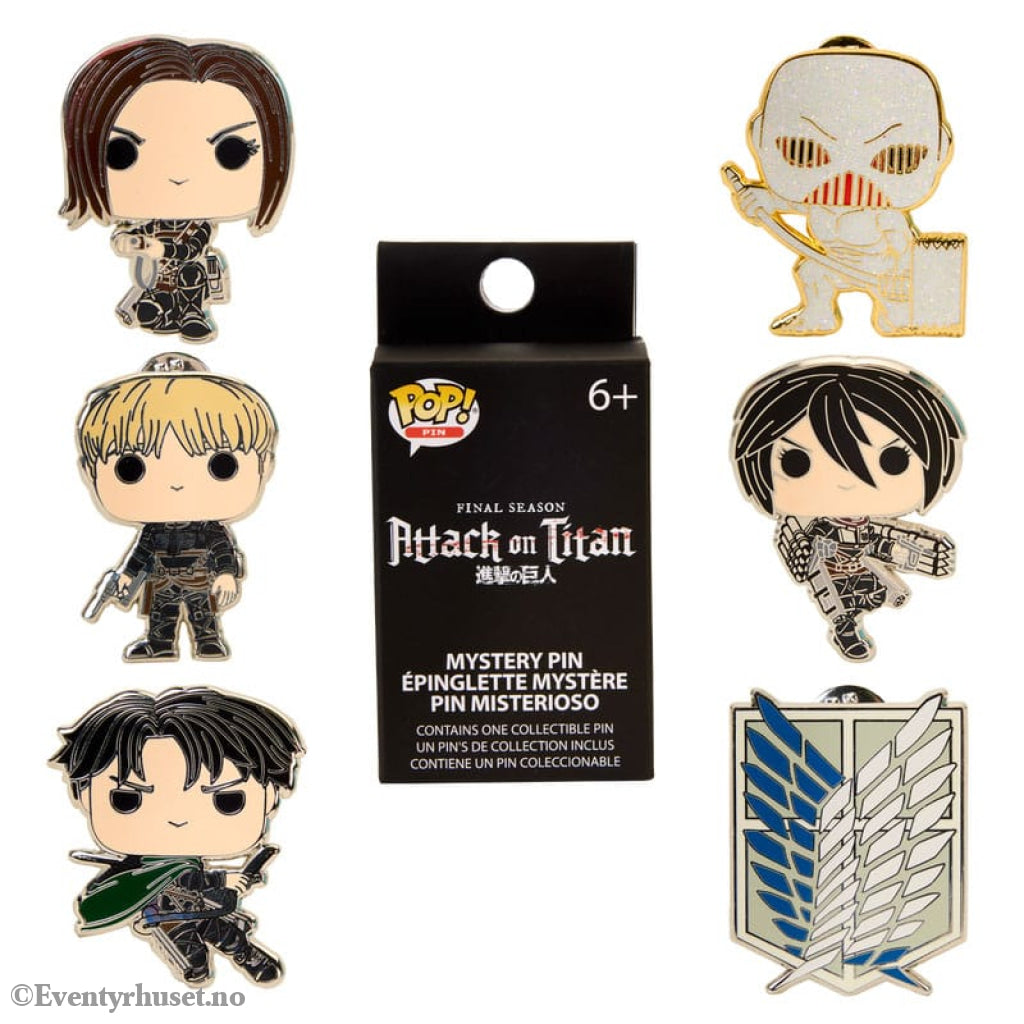 Attack on Titan Loungefly Enamel Pins Blind S4 Character Display (12) Manga & Anime