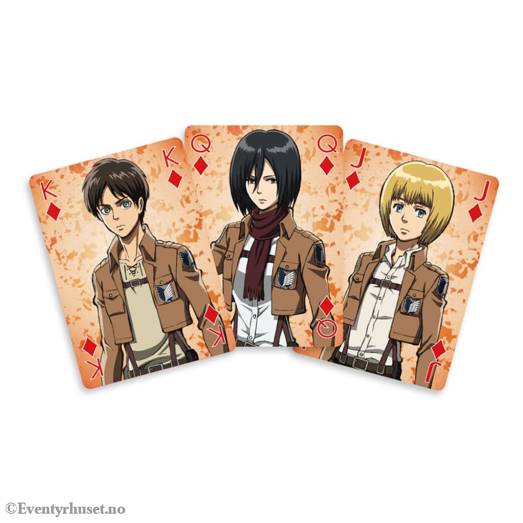 Attack On Titan Playing Cards Games