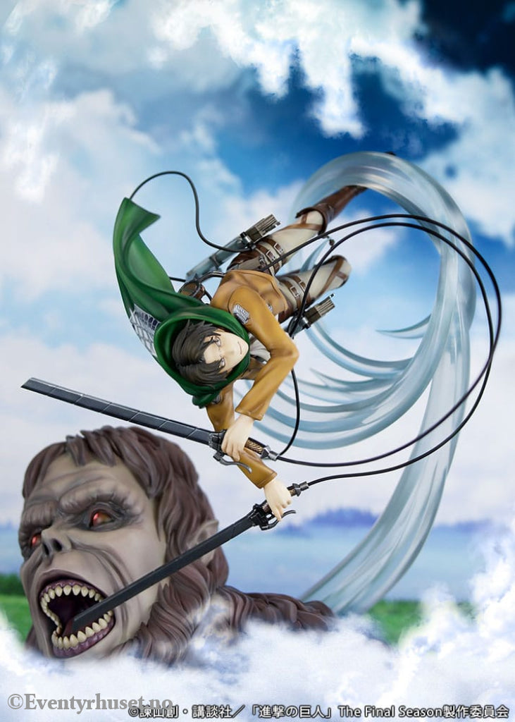 Attack on Titan PVC Statue 1/7 Levi vs Beast Titan Ver. 28 cm Manga & Anime