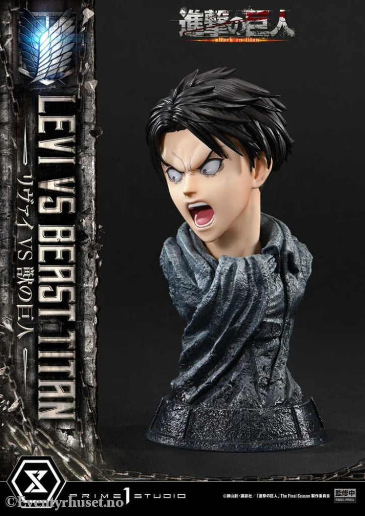 Attack on Titan Ultimate Premium Masterline Series Statue 1/4 Levi Versus Beast Titan 73 cm Manga & Anime