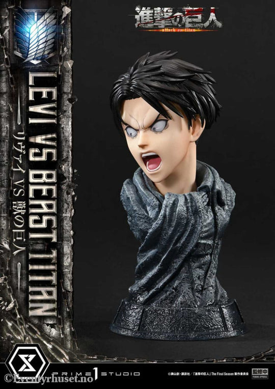 Attack on Titan Ultimate Premium Masterline Series Statue 1/4 Levi Versus Beast Titan 73 cm Manga & Anime