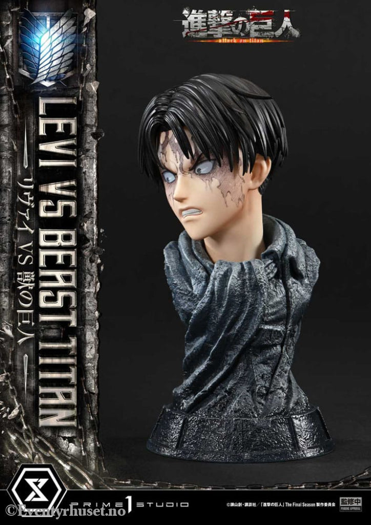Attack on Titan Ultimate Premium Masterline Series Statue 1/4 Levi Versus Beast Titan 73 cm Manga & Anime