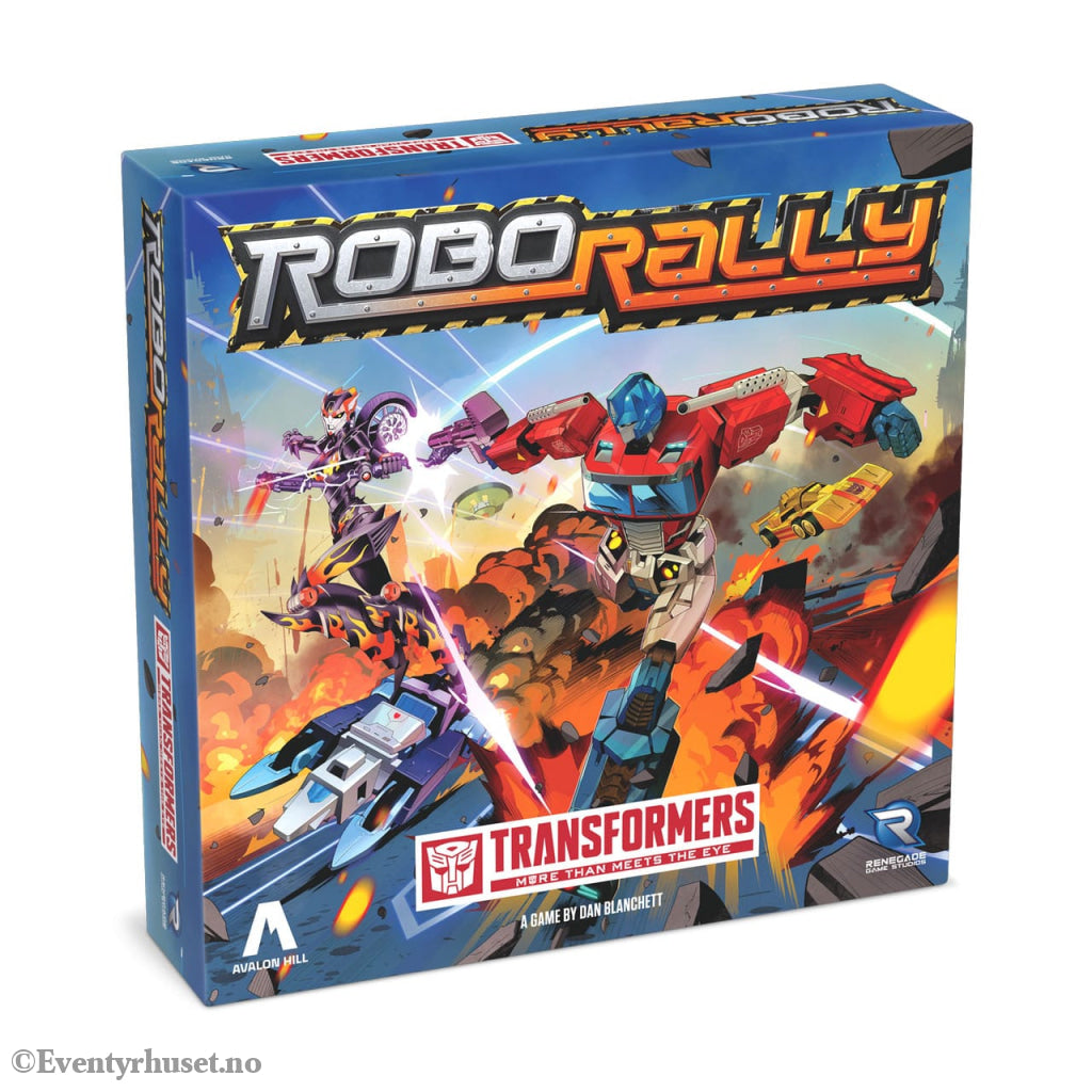 Avalon Hill board game Robo Rally Transformers *English Version*. Mint In Sealed Box (MISB)! Brettspill