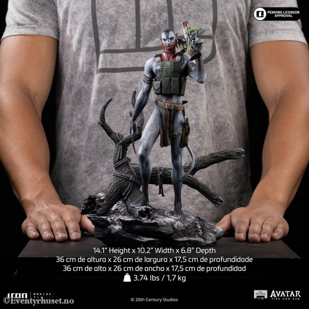 Avatar 3: Fire and Ash Art Scale Statue 1/10 Miles Quaritch 36 cm Collectibles