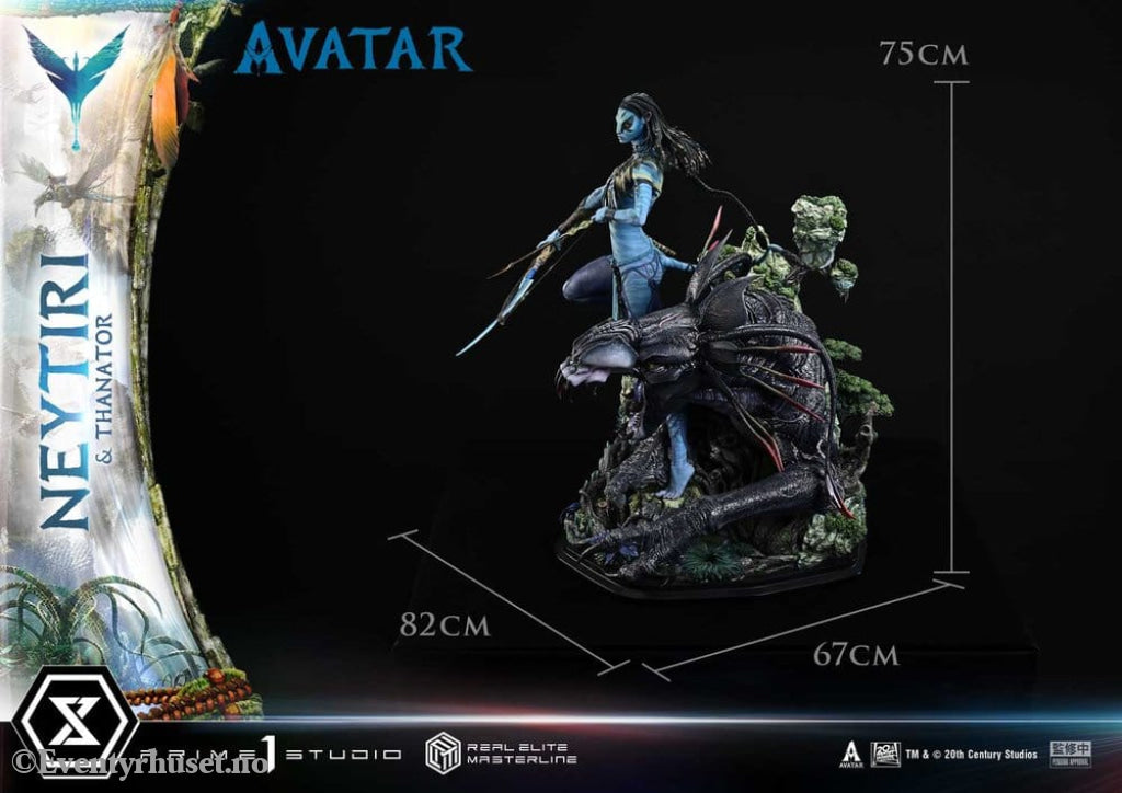 Avatar (Film) Real Elite Masterline Series Statue 1/4 Neytiri & Thanator Deluxe Bonus Version 75 cm Collectibles