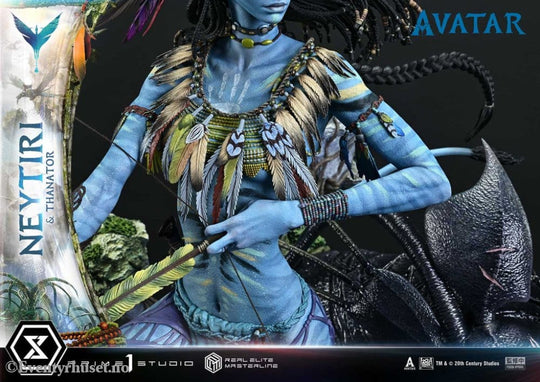 Avatar (Film) Real Elite Masterline Series Statue 1/4 Neytiri & Thanator Deluxe Version 75 cm Collectibles