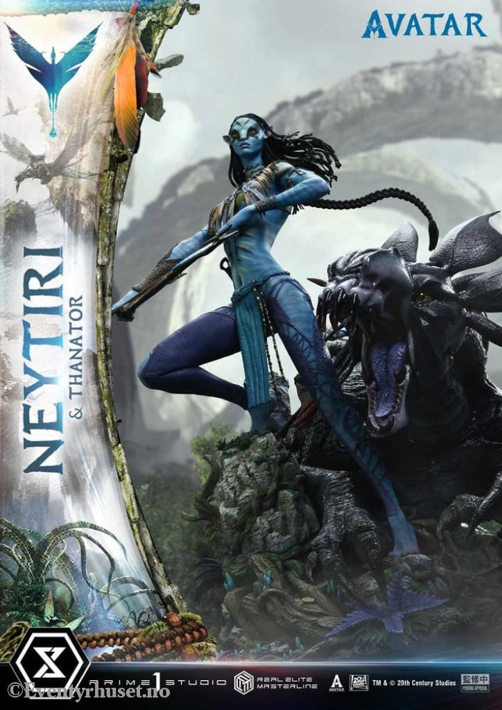 Avatar (Film) Real Elite Masterline Series Statue 1/4 Neytiri & Thanator Deluxe Version 75 cm Collectibles