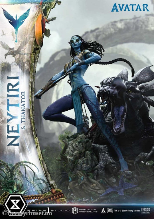 Avatar (Film) Real Elite Masterline Series Statue 1/4 Neytiri & Thanator Deluxe Version 75 cm Collectibles