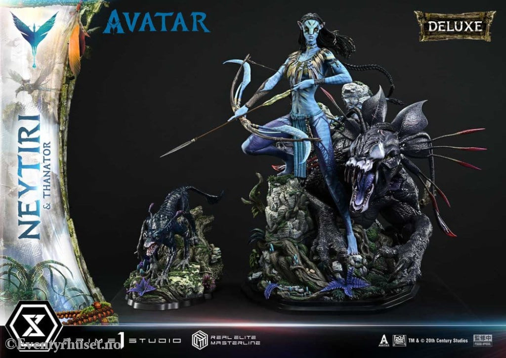 Avatar (Film) Real Elite Masterline Series Statue 1/4 Neytiri & Thanator Deluxe Version 75 cm Collectibles