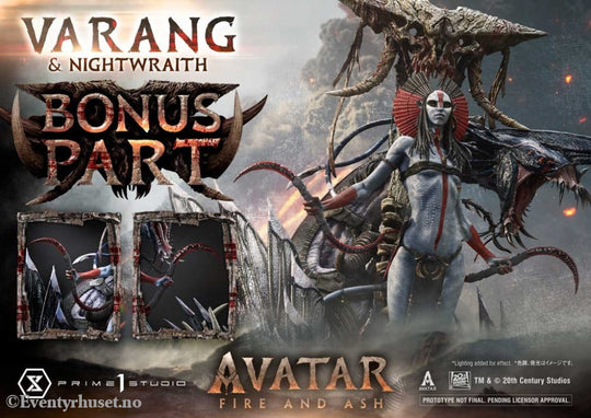 Avatar: Fire and Ash (Film) Real Elite Masterline Series Statue 1/4 Varang & Nightwraith Avatar Legacy Collection Bonus