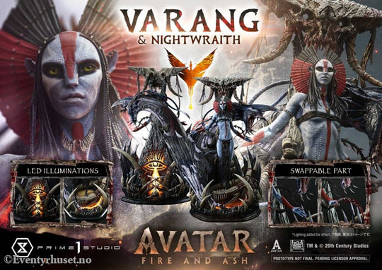 Avatar: Fire and Ash (Film) Real Elite Masterline Series Statue 1/4 Varang & Nightwraith Avatar Legacy Collection Bonus