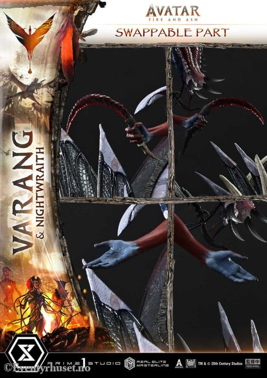 Avatar: Fire and Ash (Film) Real Elite Masterline Series Statue 1/4 Varang & Nightwraith Avatar Legacy Collection Bonus