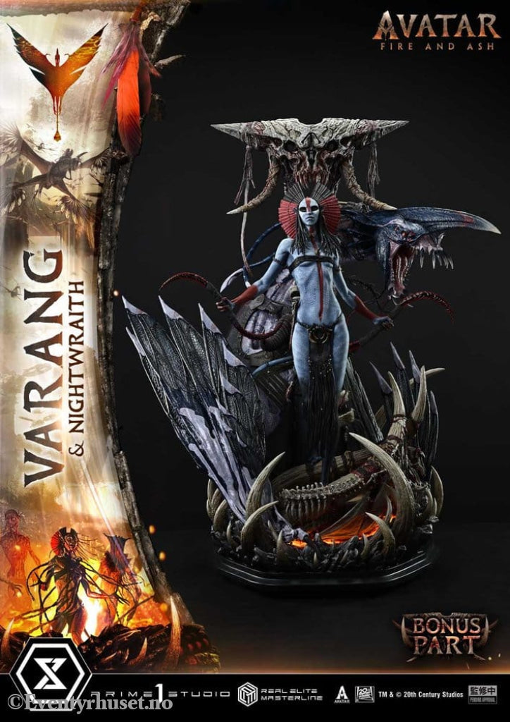 Avatar: Fire and Ash (Film) Real Elite Masterline Series Statue 1/4 Varang & Nightwraith Avatar Legacy Collection Bonus