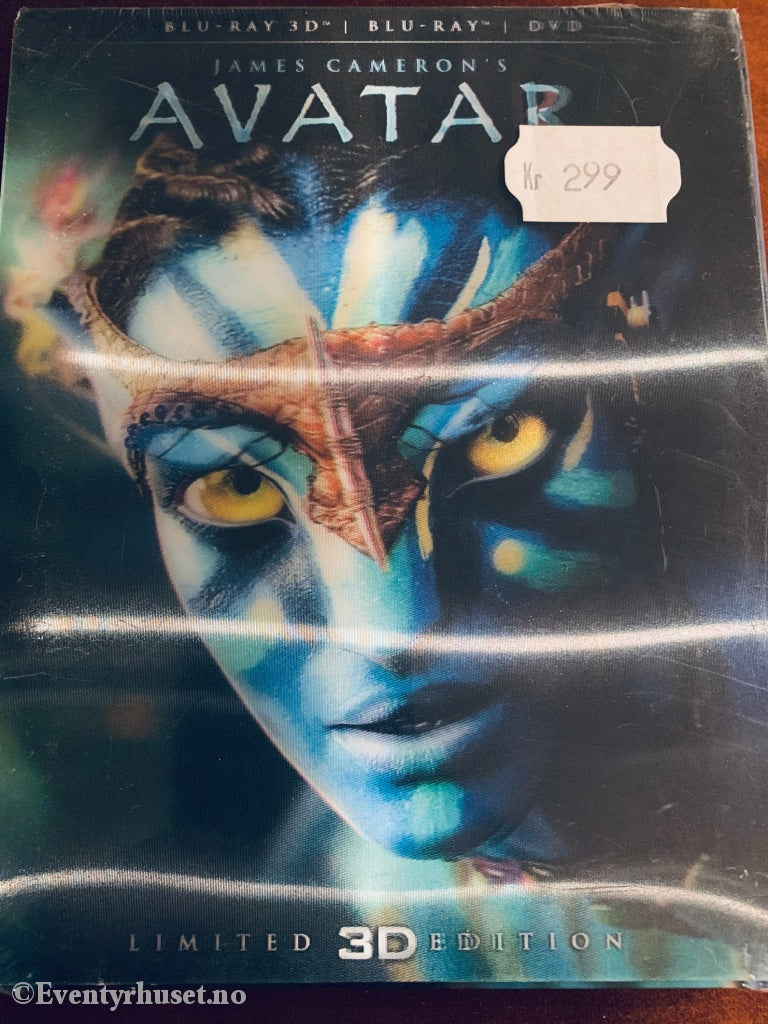 Avatar. Limited 3D Edition. Blu-Ray Slipcase. Ny I Plast! Blu-Ray Disc