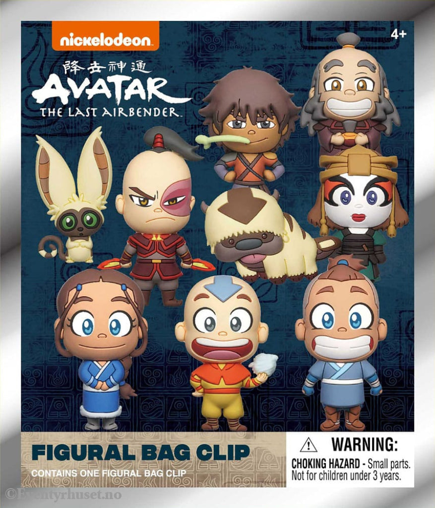 Avatar: The Last Airbender 3D PVC Bag Clips Series 1 Display (24) Fashion & Accessories