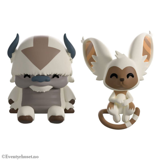 Avatar: The Last Airbender Vinyl Figures Appa and Momo Monitor Buddiez 5 cm Collectibles