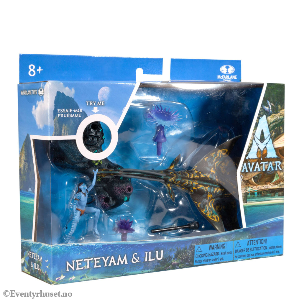 Avatar: The Way of Water Deluxe Medium Action Figures Neteyam & Ilu. Mint In Sealed Box (MISB)! Actionfigur