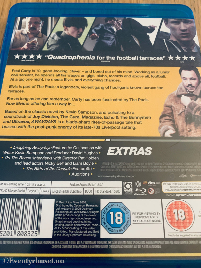 Awaydays (2009). Blu-Ray.