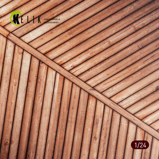 Wooden Bridge (Ostland Bridge 1943) - Base - Acrylic 3 mm (280 x 180 mm) (170 g)