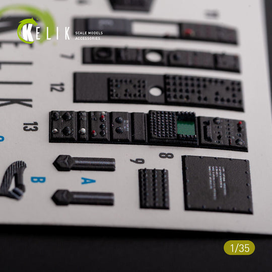 AH-1W interior 3D decals for Academy kit